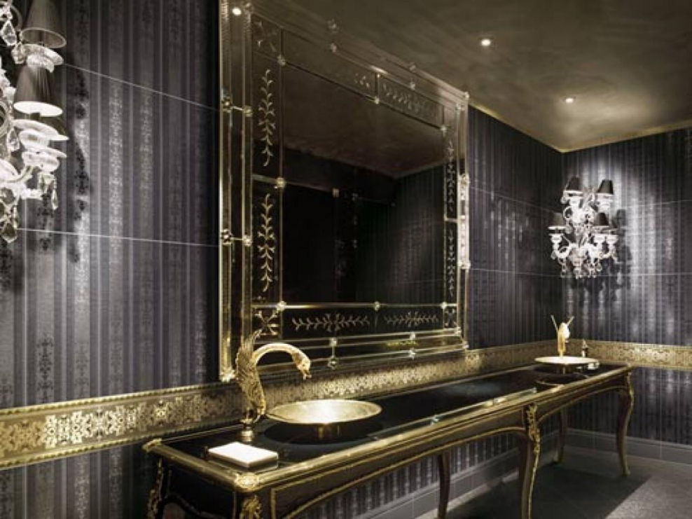 Ванна арт деко золото