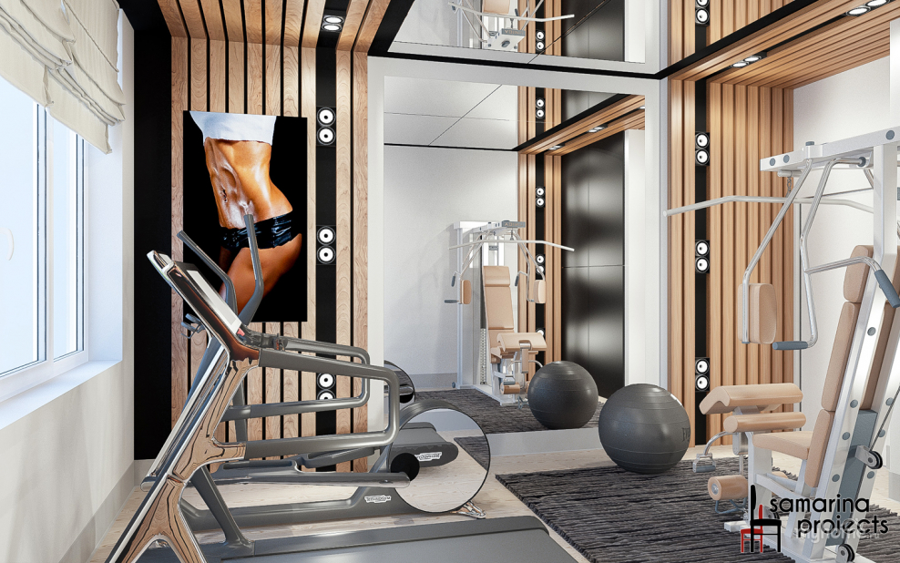 Тренажерный зал в комнате