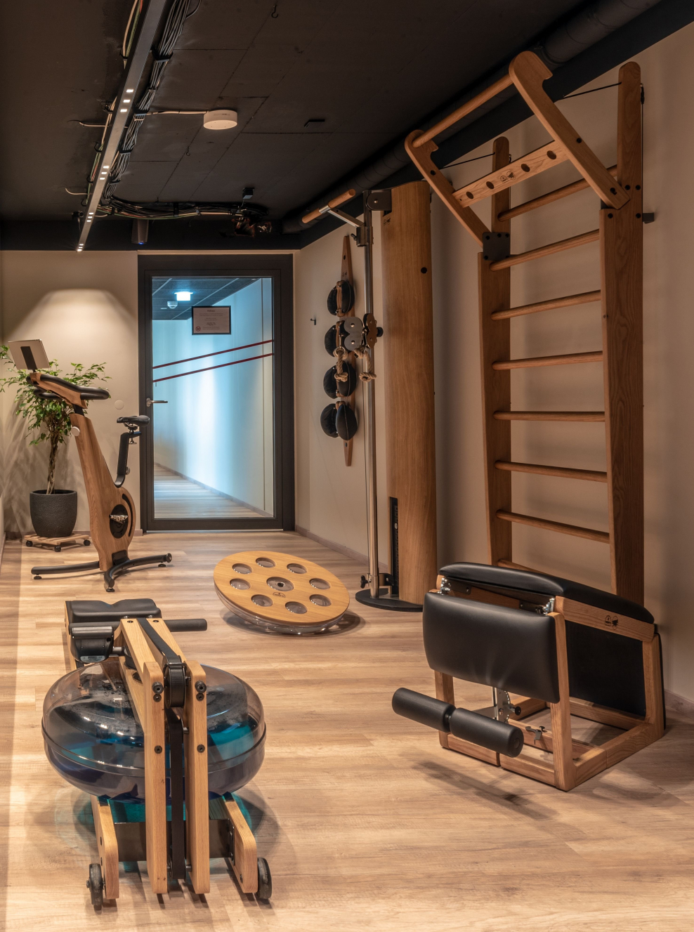 Спортзал в стиле модернизма