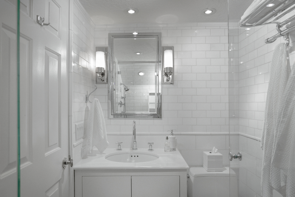 Санузел плитка метротил стиль Неоклассика