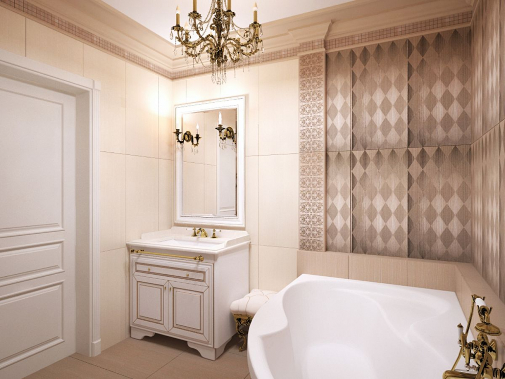 Ванная в английском классическом стиле