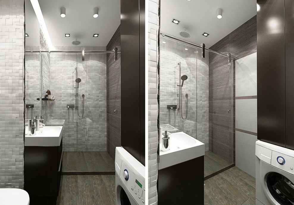 Ванная комната 4 кв.м с душевой