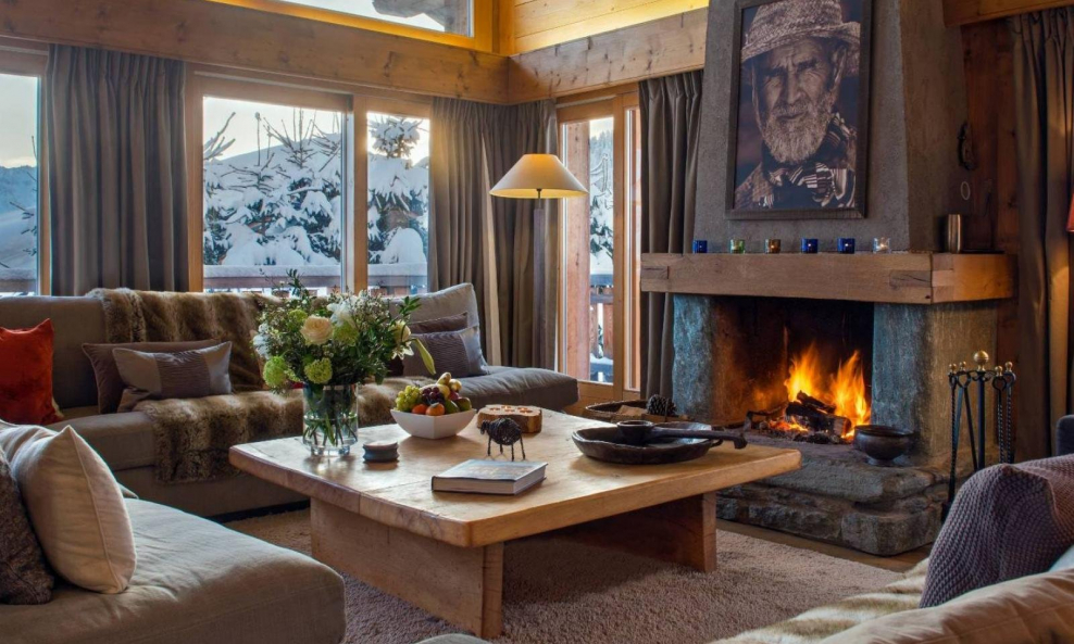 Камин интерьер Shale