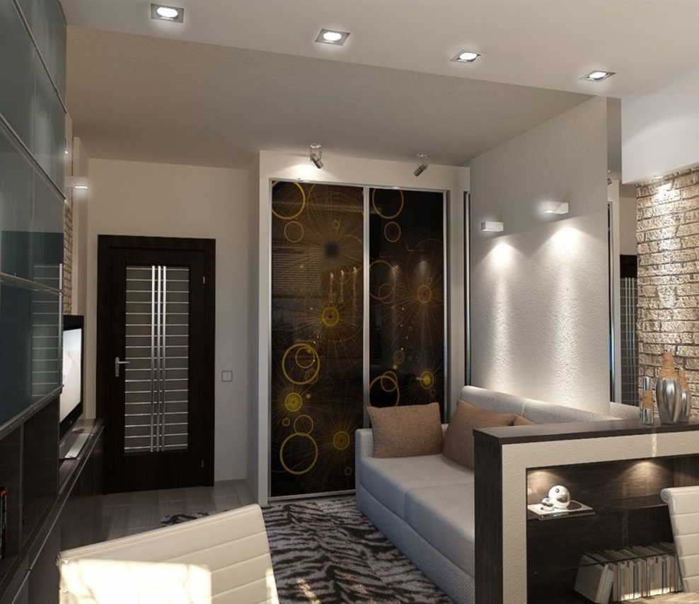 Квартира 2 комнатная в стиле хайтек