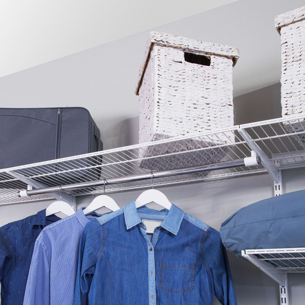 Стеллажная гардеробная аристо