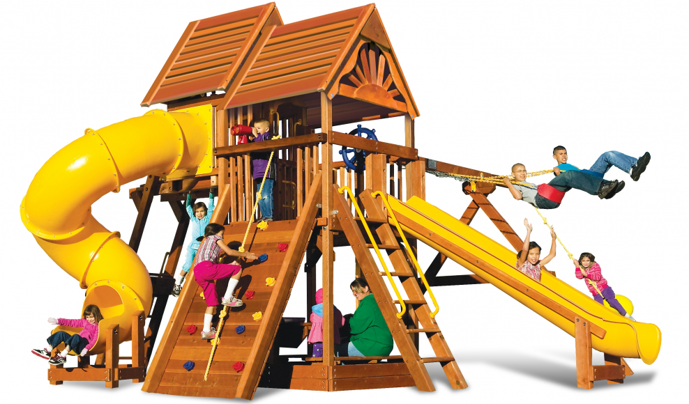 Спортивно-игровой комплекс Rainbow Play Systems Sunshine Clubhouse v WR Deluxe