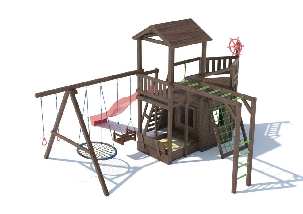 Детский городок для дачи Размеры