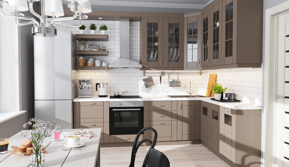 Угловая кухня Скандинавия