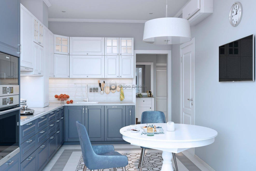 Кухня 10кв Скандинавия