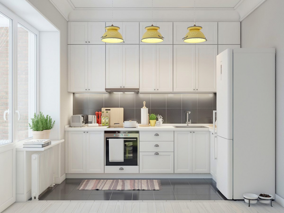 Холодильник в скандинавском стиле