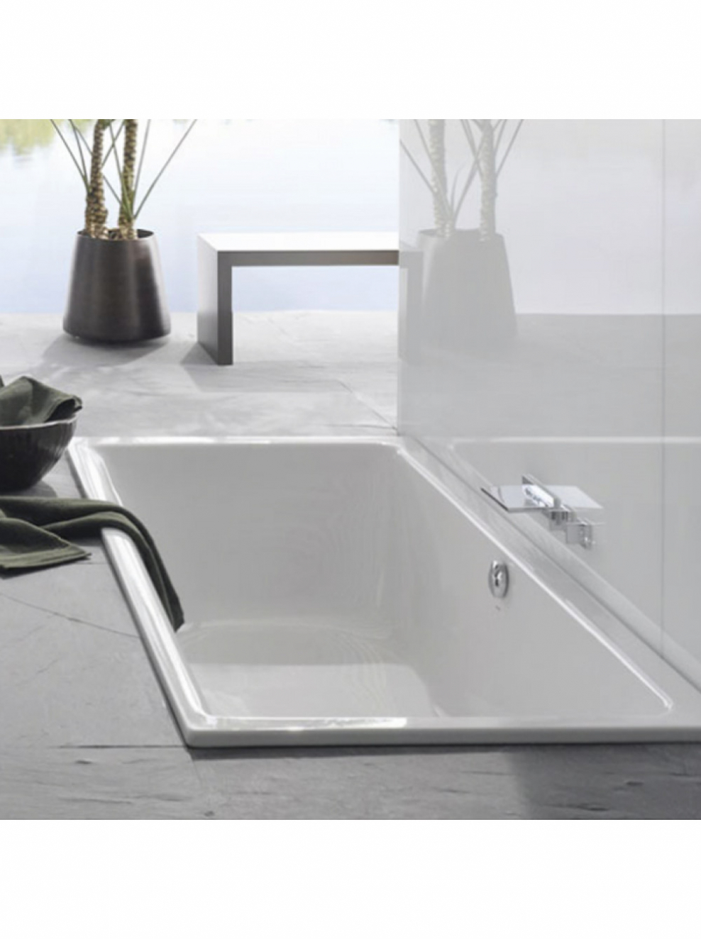 Стальная ванна Bette free 200x100 6832-000 Plus