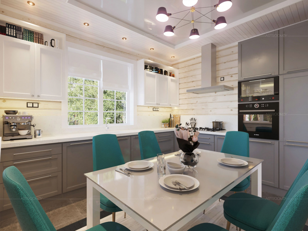 Интерьер кухни бюджетный вариант