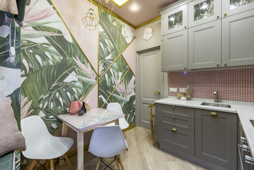 Интерьер кухни 12 кв м