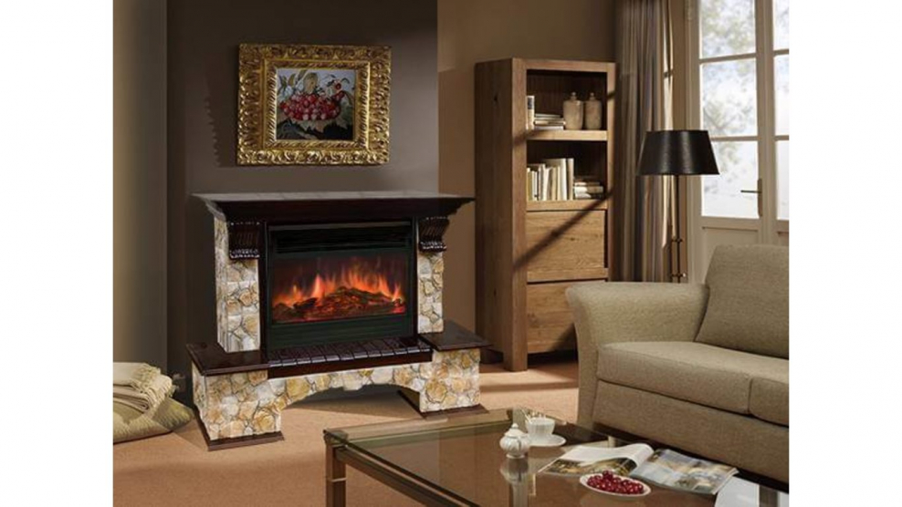 Электрический камин Гленрич Бостон к грот однотонный Sharm 33