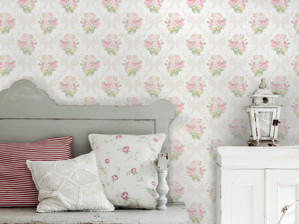 Подборка обоев на стену в стиле шебби