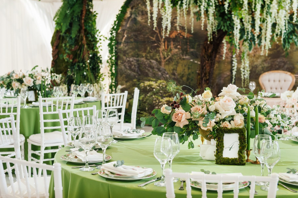 Свадебный декор в Лесном стиле