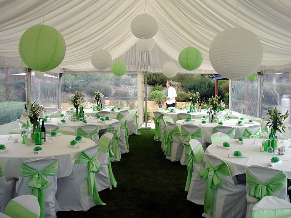 Свадьба в салатовом цвете