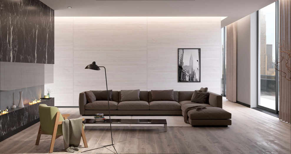 Стеновая панель МДФ Kronostar Wall Street w045 дуб Альпийский 2600х250 мм