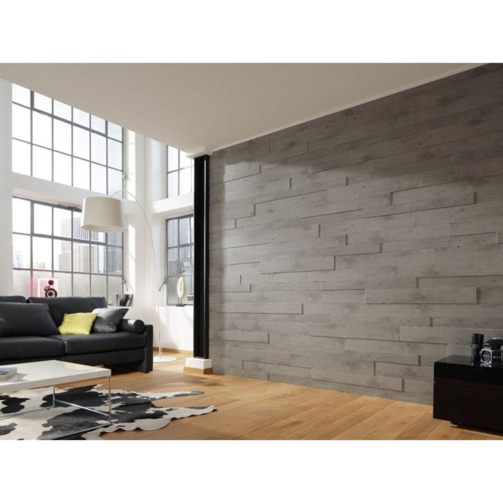 Панель МДФ Interior 3d дуб стоунвуд