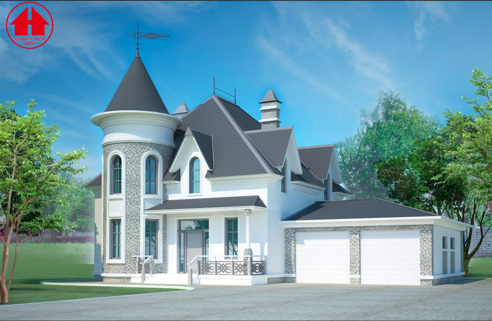 Особняк с башней g-168