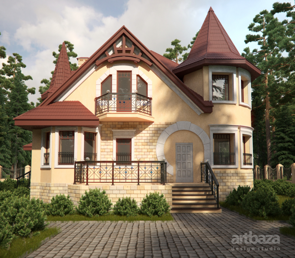 Проекты очень красивых домов и коттеджей