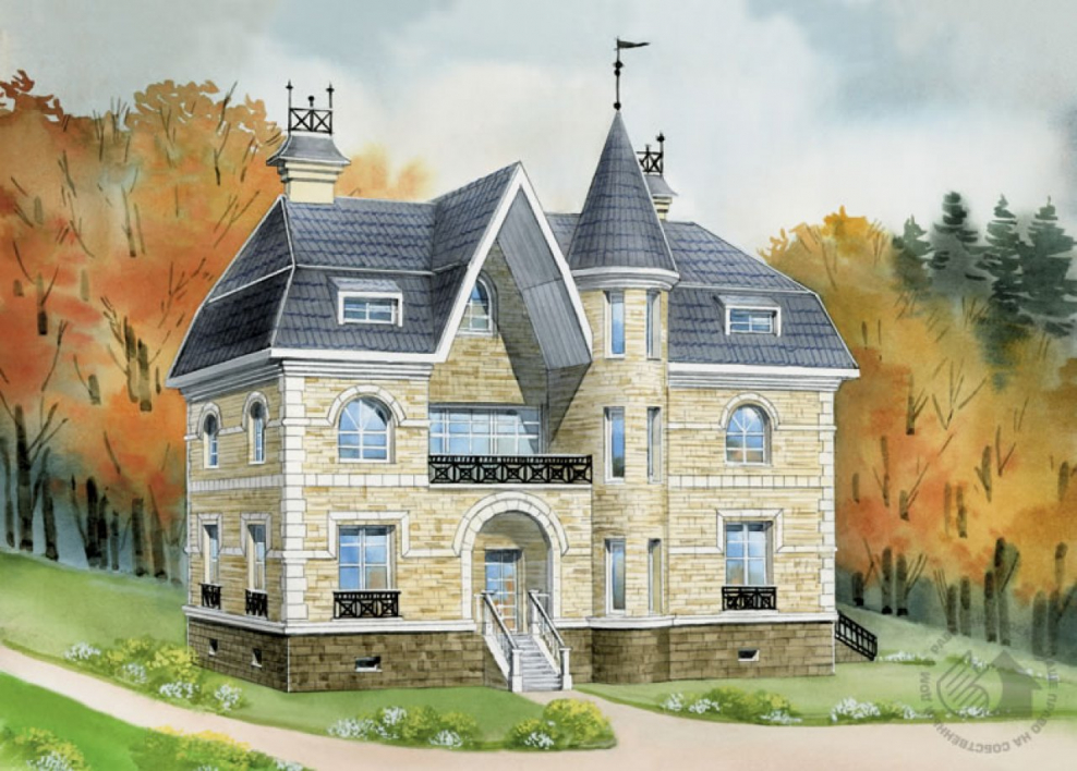 Дом с двумя башнями