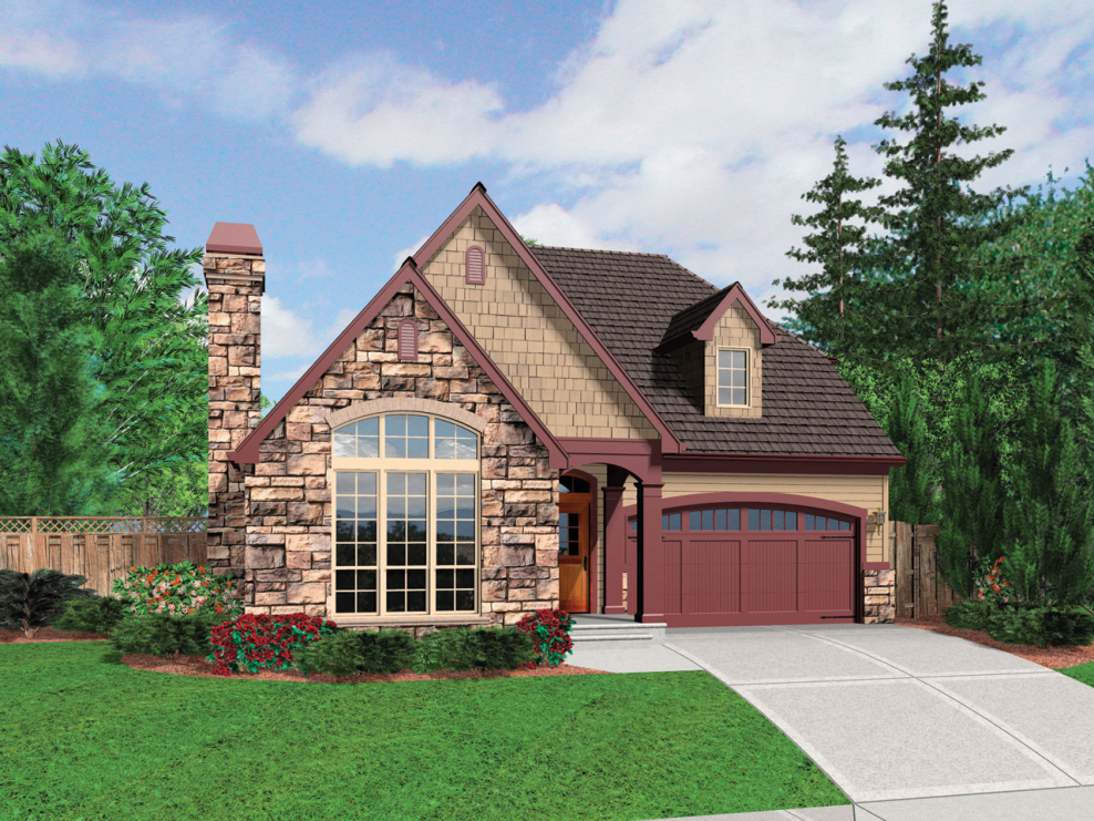 Одноэтажные коттеджи в английском стиле