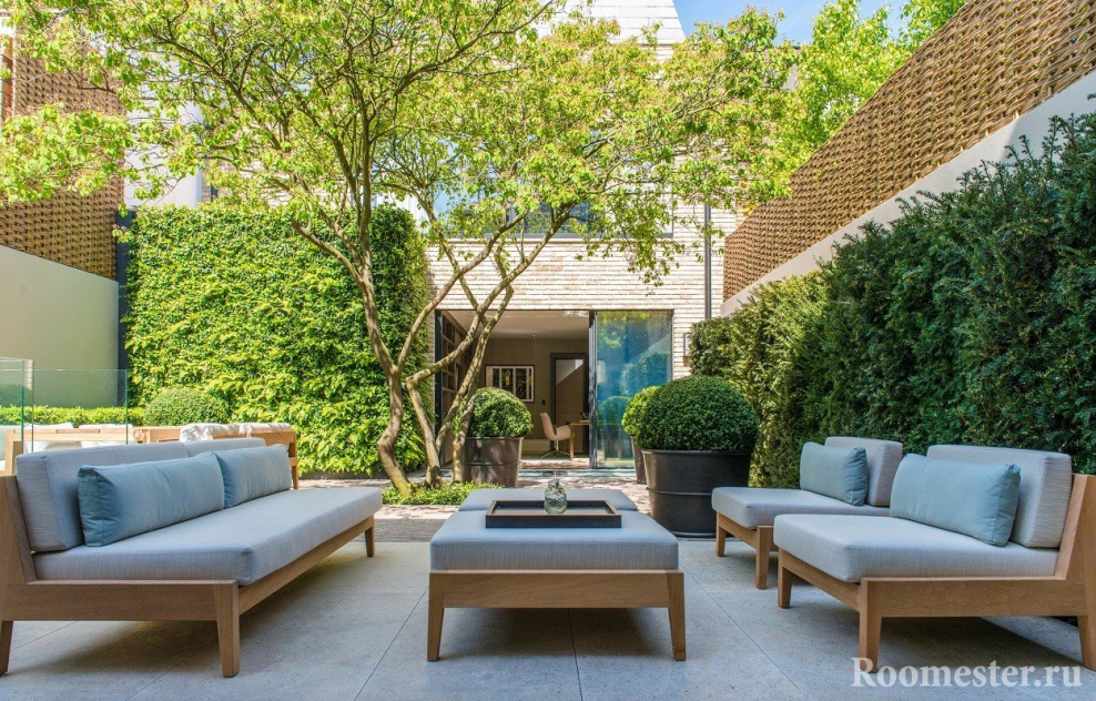 Озеленение патио