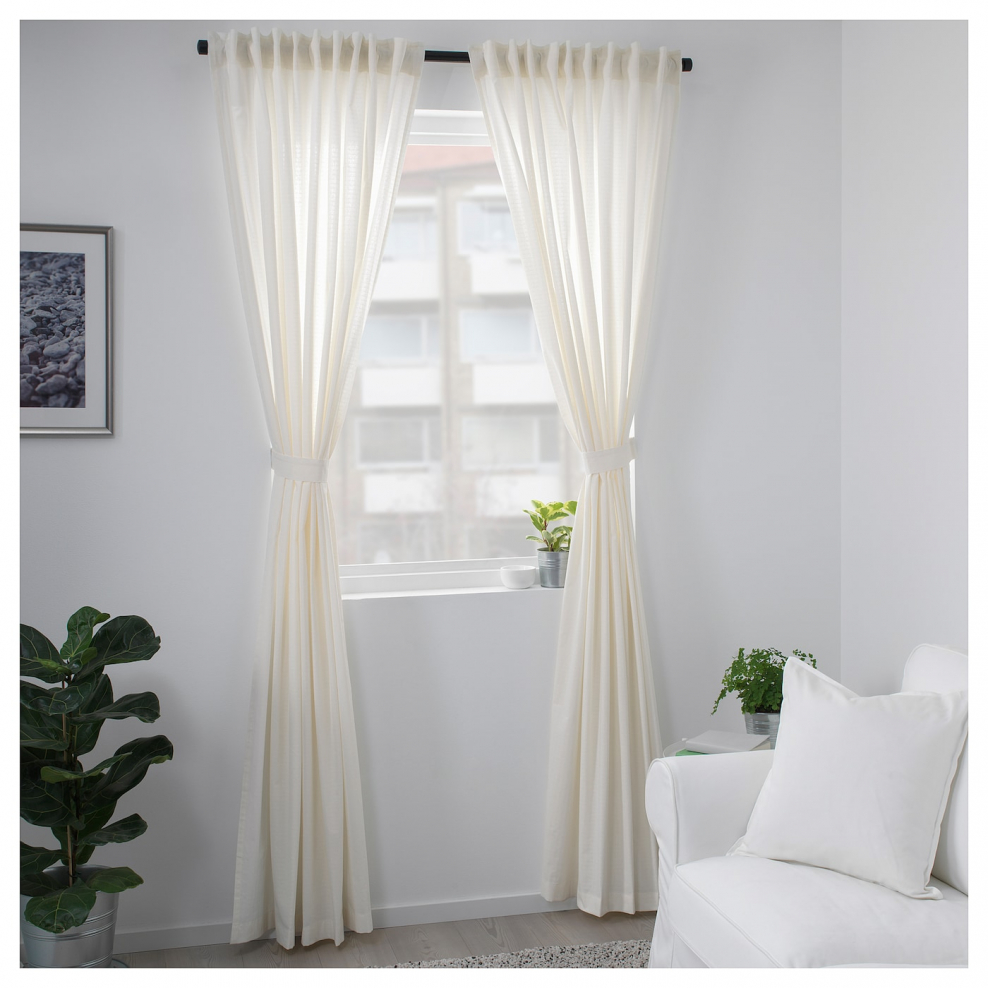 Гардины икеа оранжевые Мариам