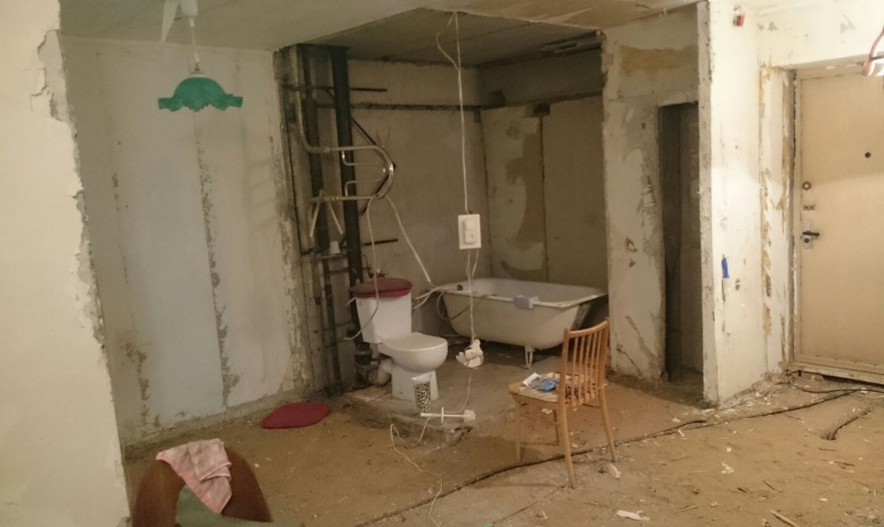 Перепланировка с проемом несущей стены