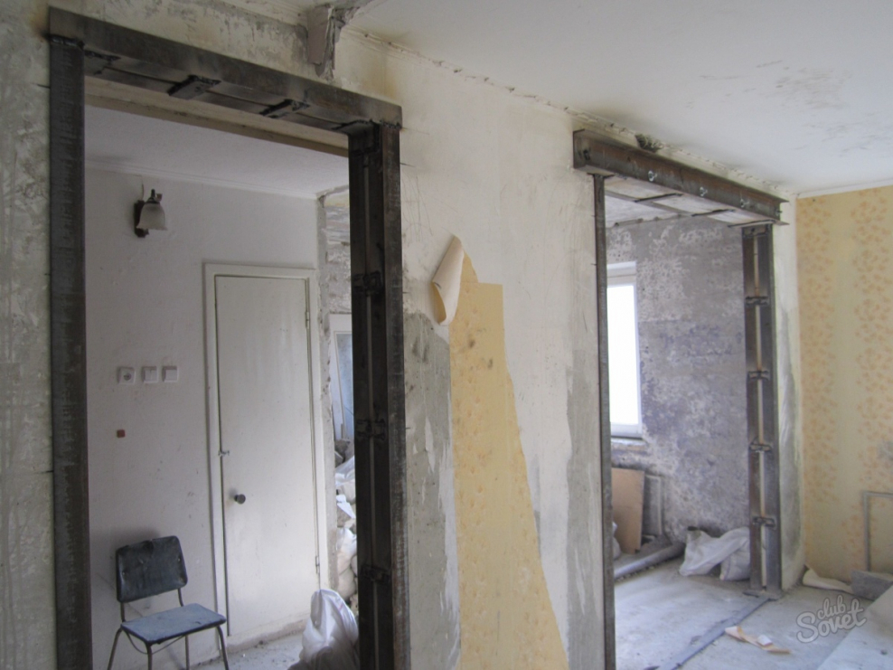 Перепланировка демонтаж