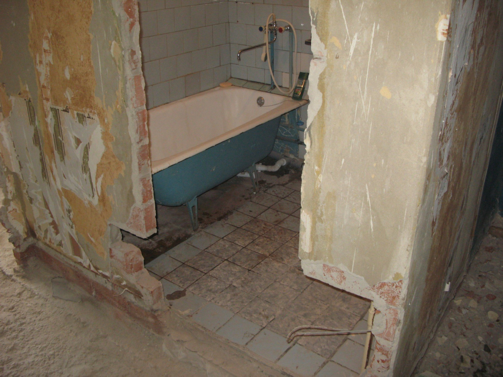 Снести стену между кухней и залом