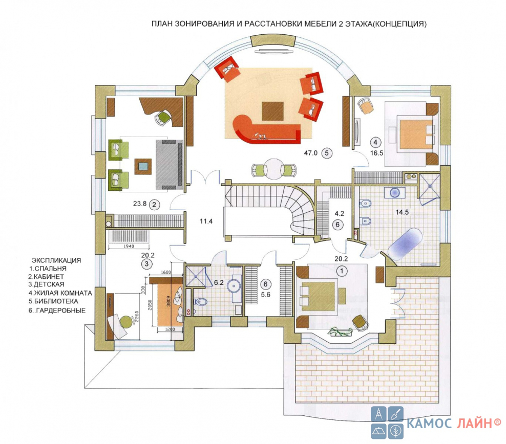 Зонирование библиотеки план