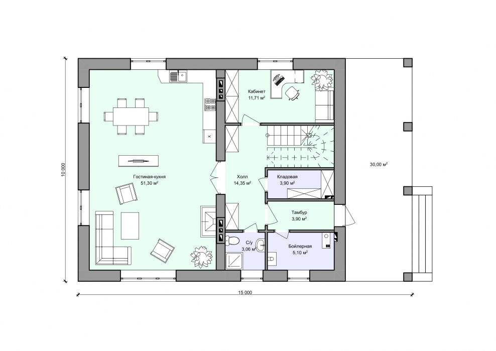 Проект дома в подарок