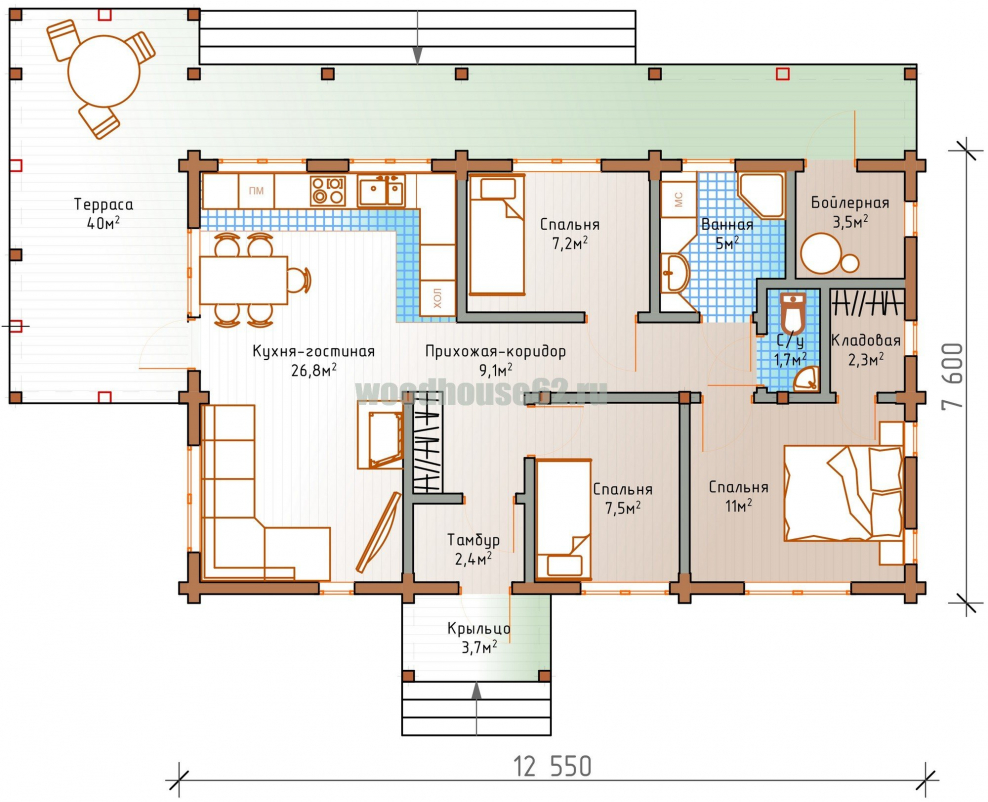 План расстановки тренажеров