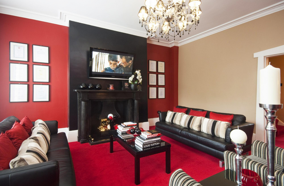 Винный цвет в интерьере