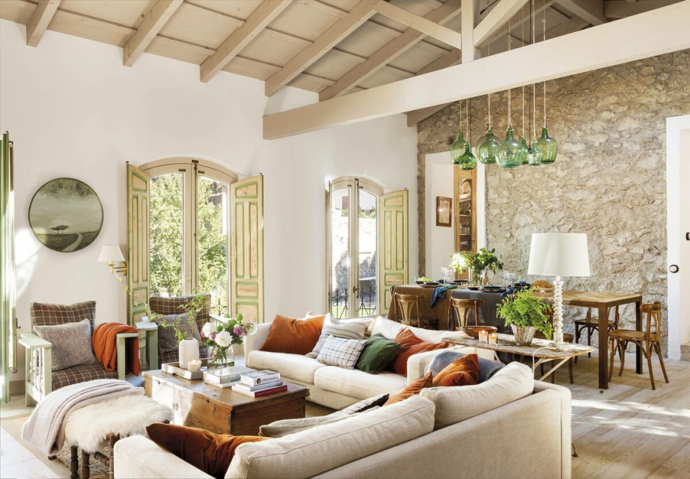 Испанский дом фон внутри