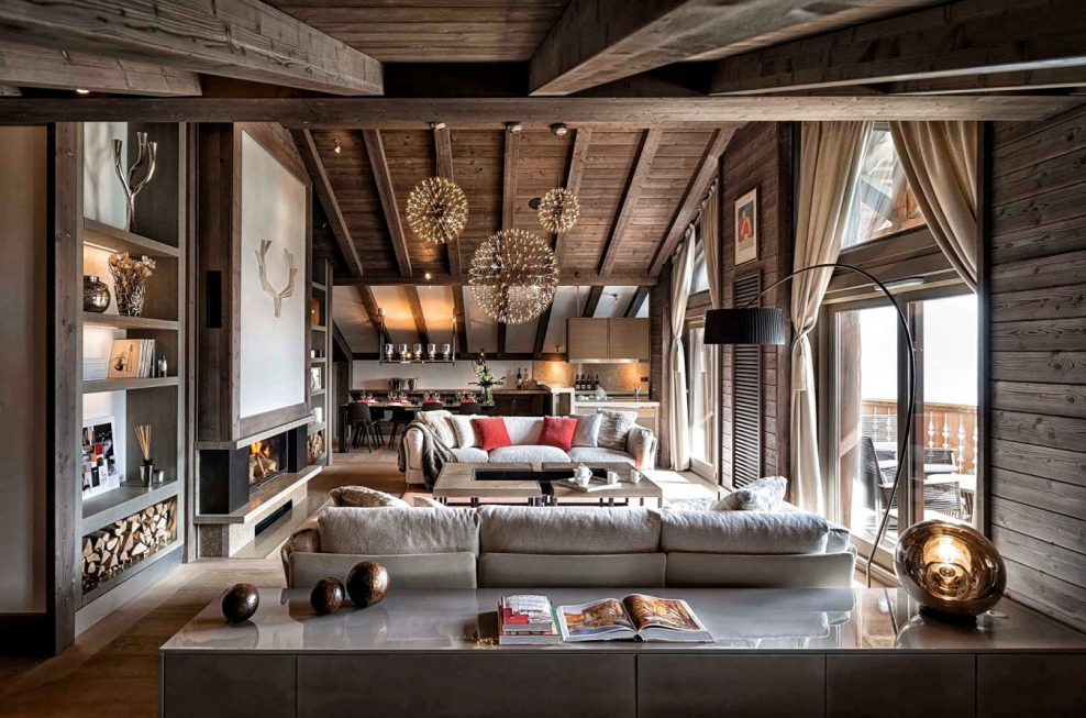 Интерьер в стиле Шале