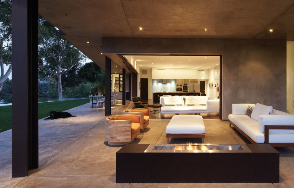Интерьер дома Модерн в Лос Анджелесе