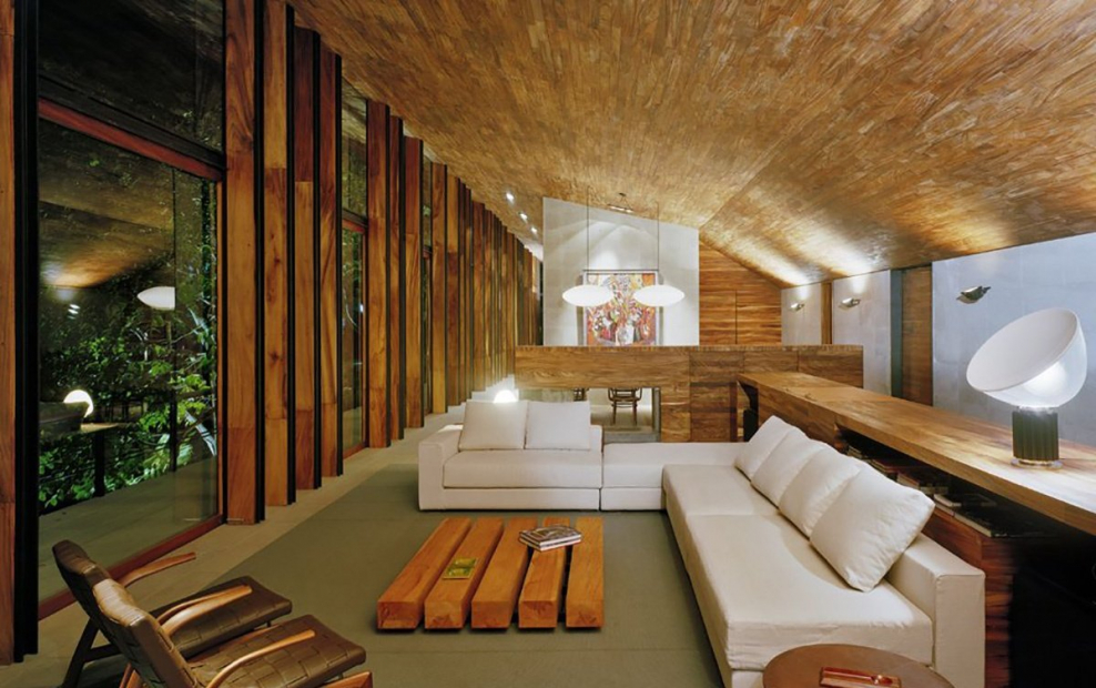 Необычный интерьер