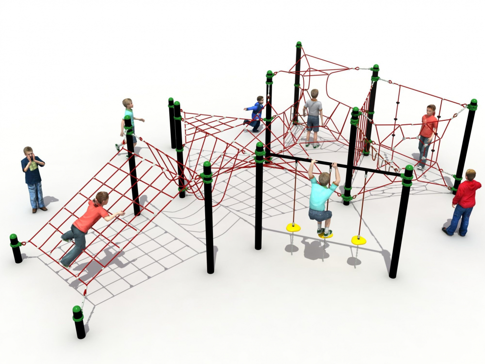 Веревочная детская площадка