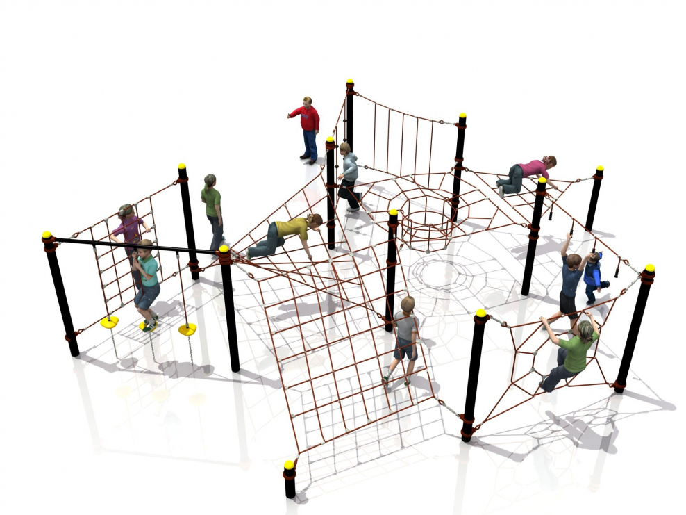 Веревочные детские площадки