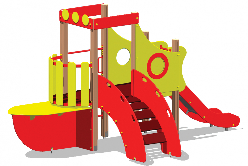 Спортивно-игровой комплекс МСК-Гарант катер пожарный 4403