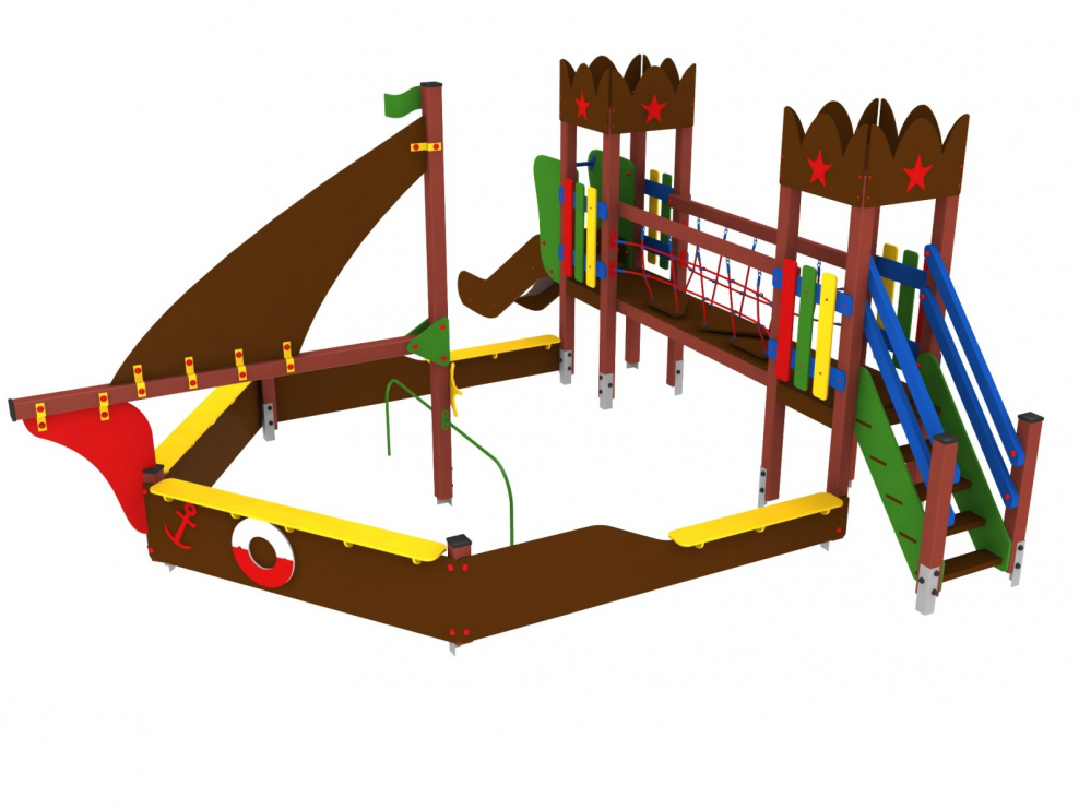 Игровой комплекс корабль Лебер групп