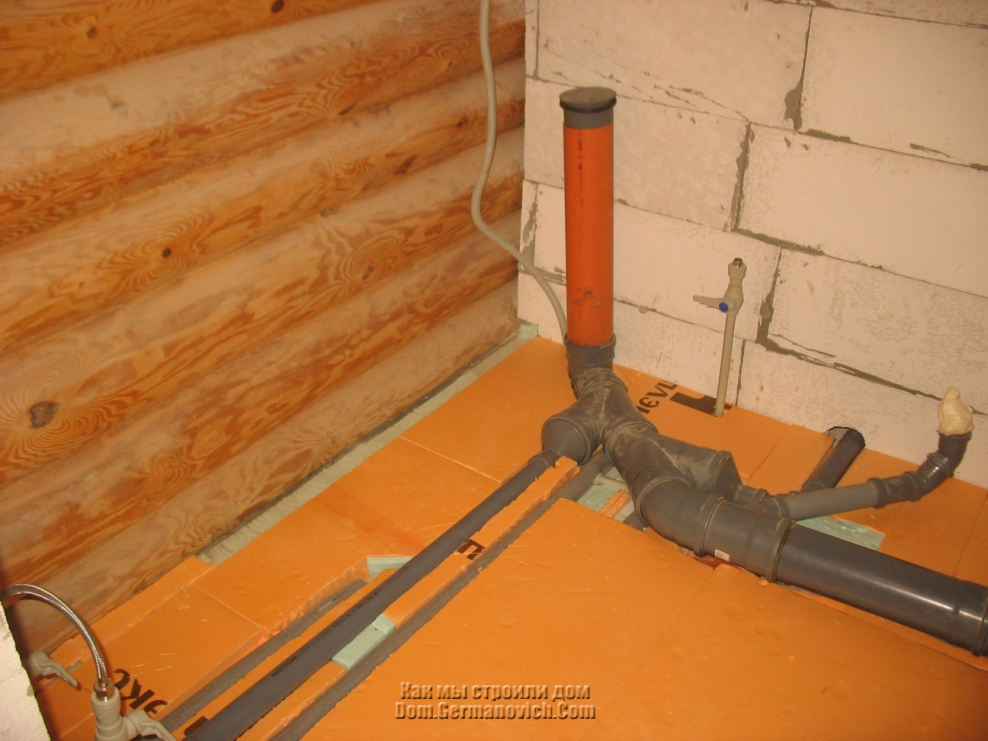 Прокладка канализационных труб