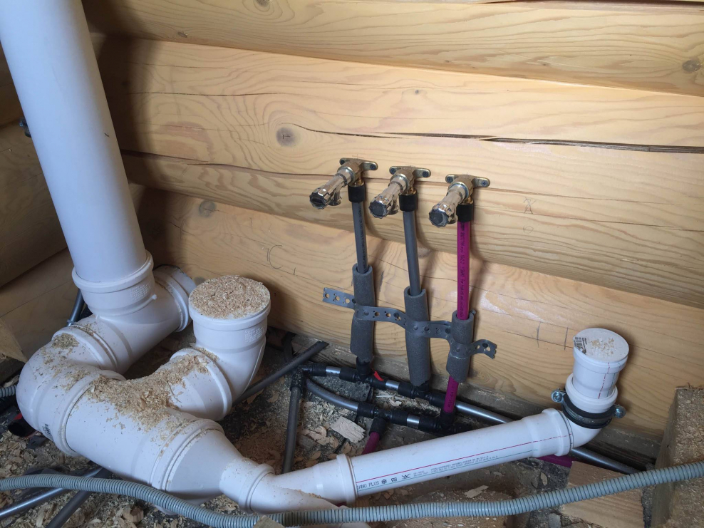 Разводка канализации