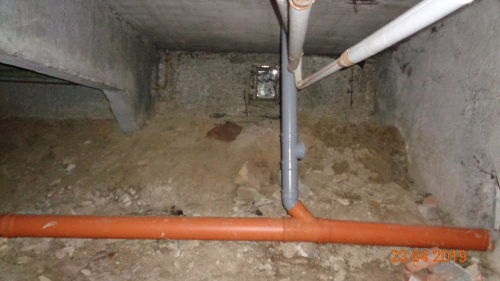 Канализация из цокольного этажа