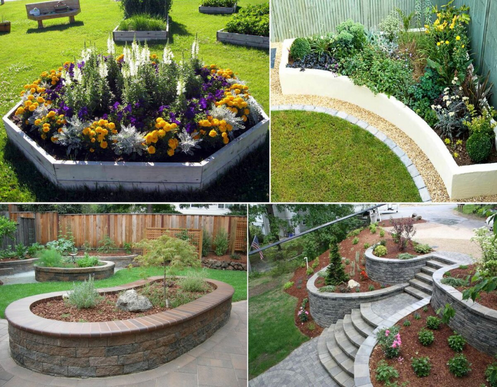 Клумба возвышенная