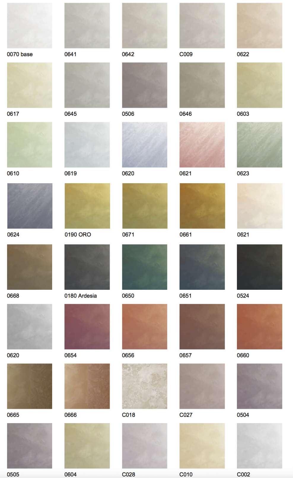 Церезит колеровка красок