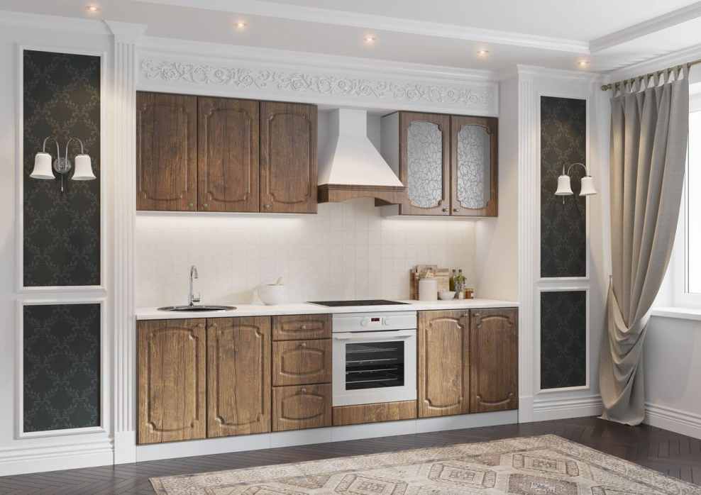 Св мебель кухня классика дуб антик